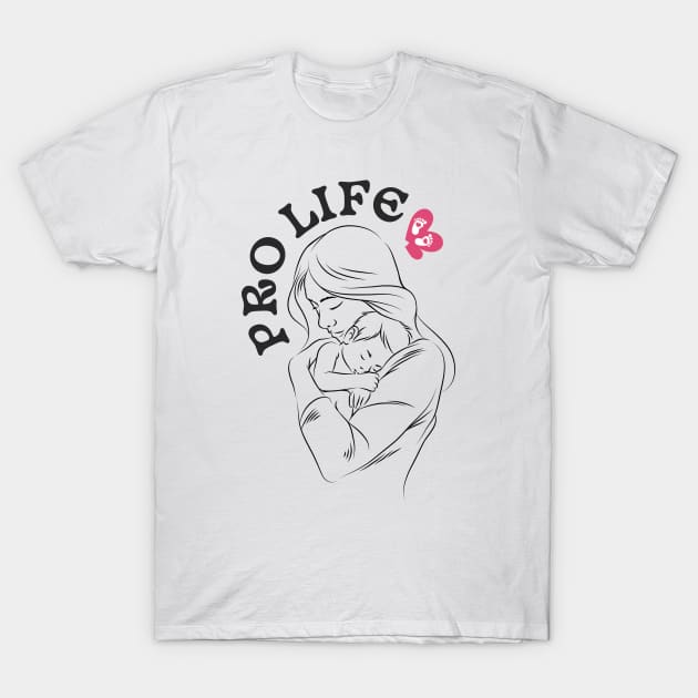 pro life - mother love T-Shirt by SUMAMARU